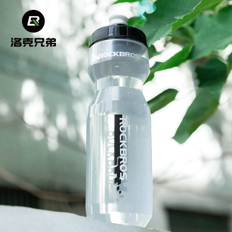 ROCKBROS 750ml Bicycle Water Bottle Plastic Sports Fitness Running Hiking Kettle Leak-proof Bike Bottle Cage