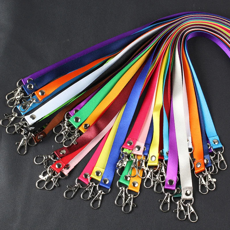 10 Pcs ID Card Rope Mobile Phone Lanyard Keys Gym Holder Fashion Personality Neck Strap USB Badge Lanyard Camera Rope