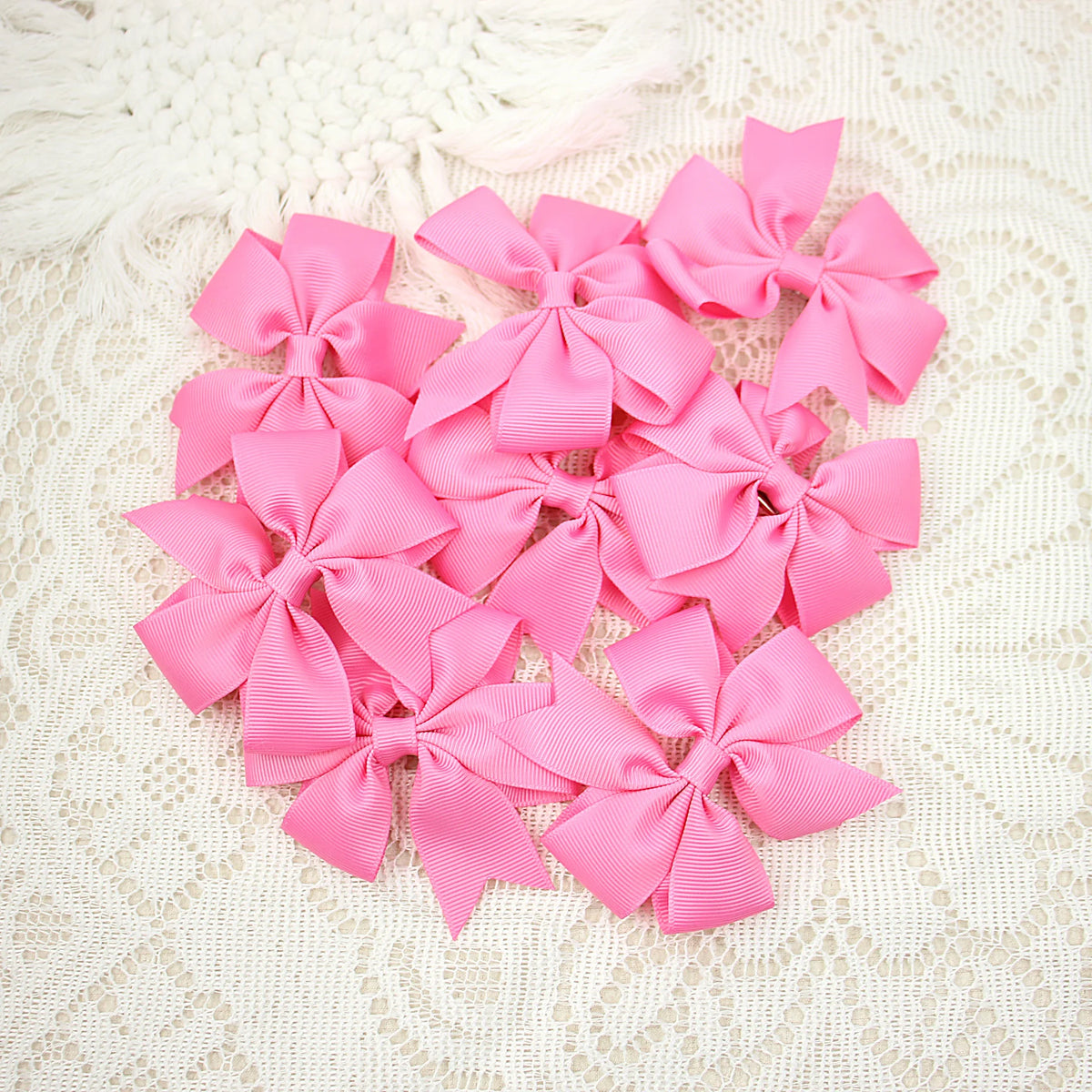 10pcs Ribbon Bow Hair Clip for Girls Hair Accessories Winnower Children Alligator Clip Kids Hairbow Hairpin Grosgrain Barrettes