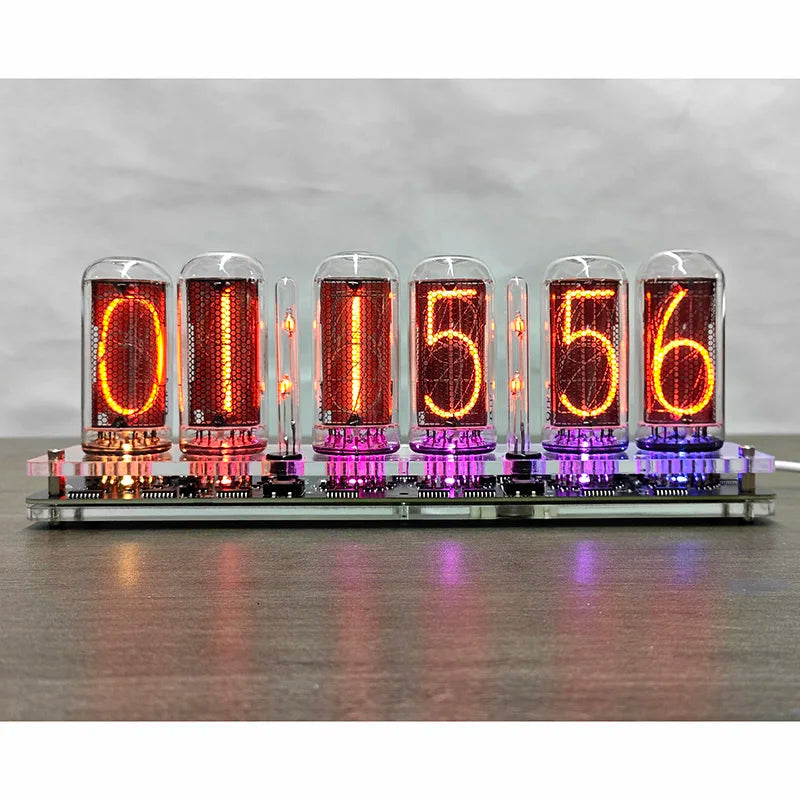 6-digit IN18 Nixie Clock Nixie Tube Clock IN-18 Four Tubes Nixie Clock