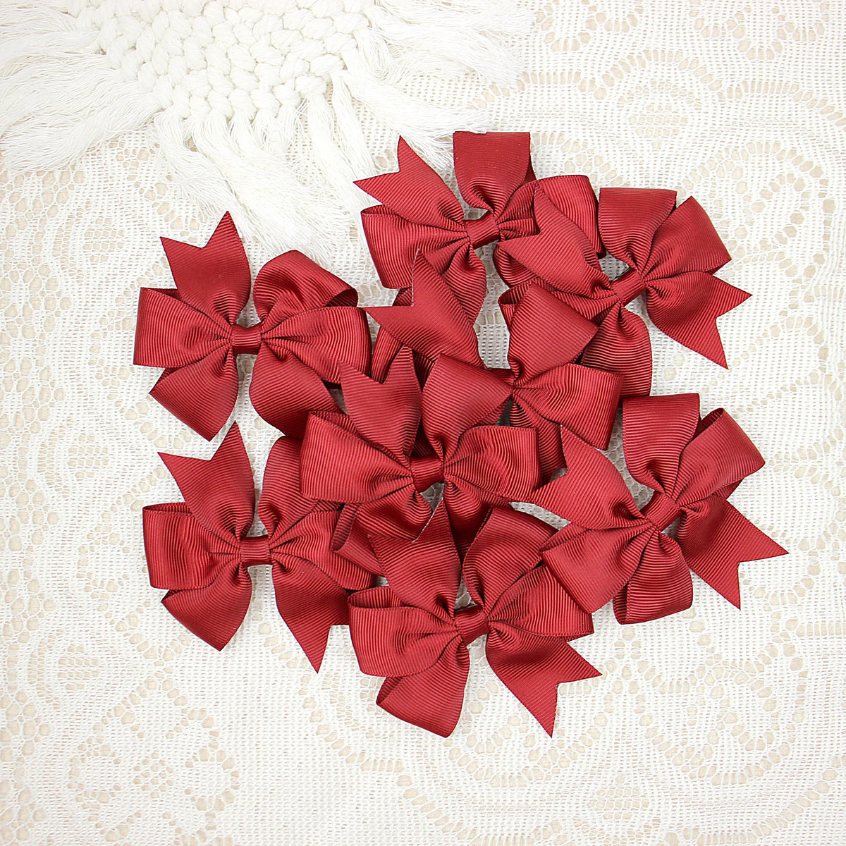 10pcs Ribbon Bow Hair Clip for Girls Hair Accessories Winnower Children Alligator Clip Kids Hairbow Hairpin Grosgrain Barrettes