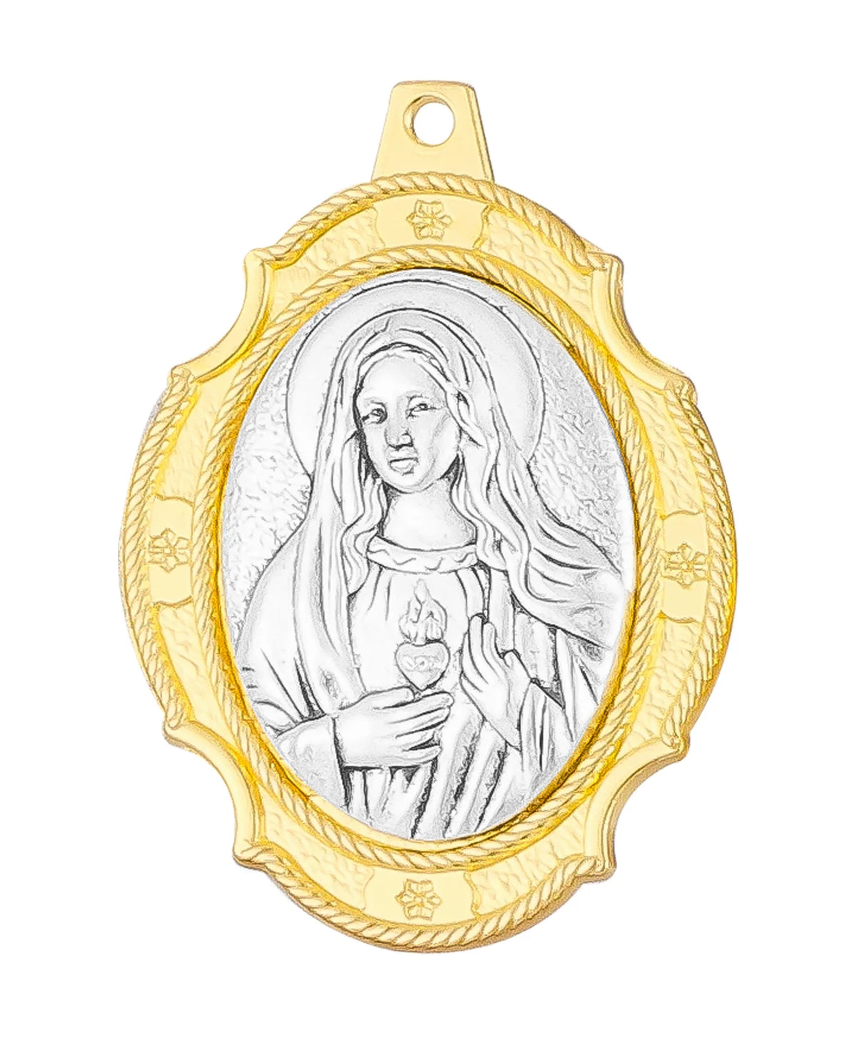 10 Styles 3 Colors Holy Icon Our Lady of Mount Carmel Miracle Madonna Pio Sacred Heart Jesus Pendant DIY Religious Keychain Part