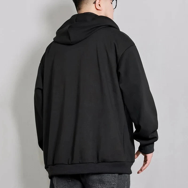 Men's Plus Size Coat 7XL 6XL Autumn Winter Hoodies Sweatshirt 110-185KG Oversized Loose Fit Jacket Sweater Big Size Male Clothes
