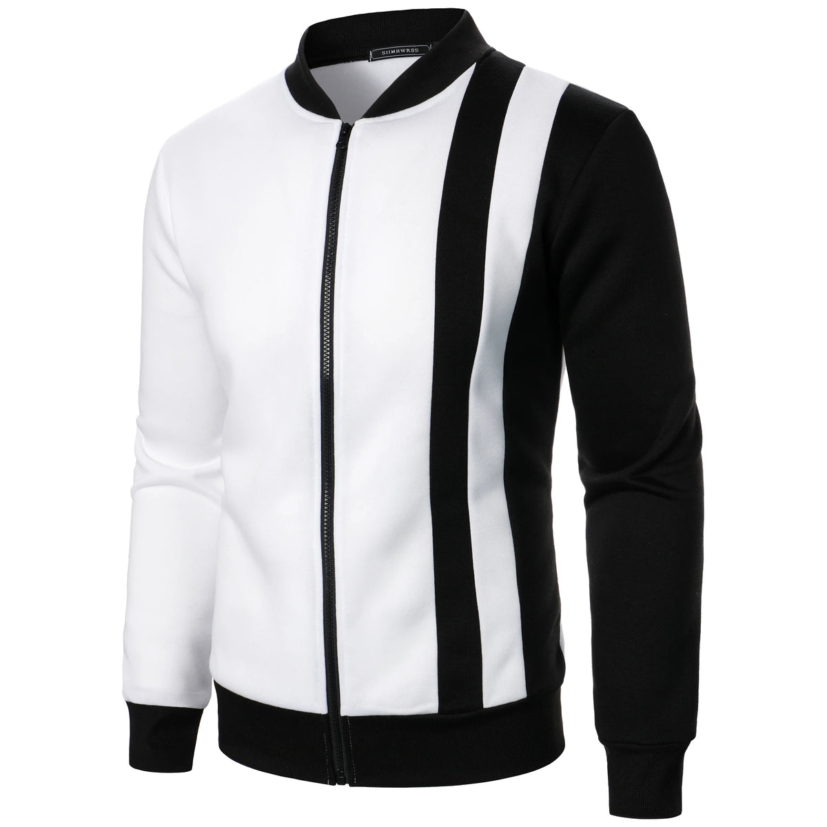Blazer de ginásio casual de manga comprida com fecho para primavera/outono