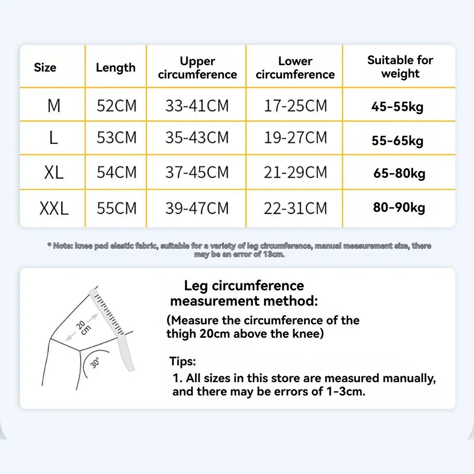GTUBIKE 1 PCS Sports Knee Support Protector Brace Strap, Breathable ANTI-UV Cycling Leg Sleeve Basketball Leg Sleeves Knee Pads