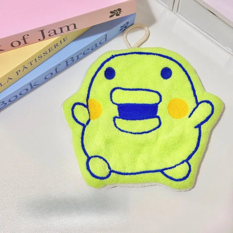Tamagotchi Hand Towel  New Creative Cartoon Fashionable and Simple High-Value Thick and Absorbent Ooguchi and Mimekichi towel