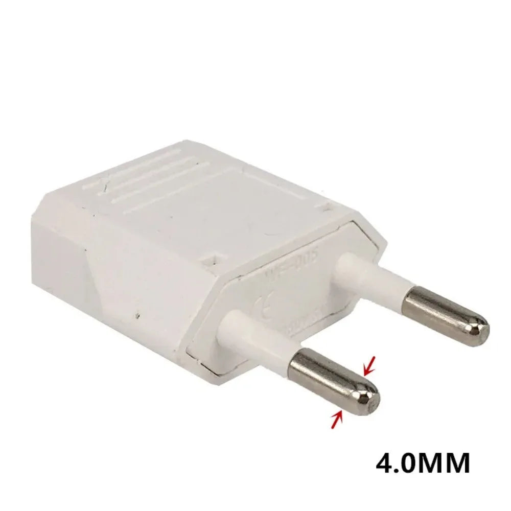 1pcs 4.8/4.0mm Power Plug Adapter US To EU Europe Plug Power Converter Travel Charge Adapter US to EU Adapter Electrical Socket