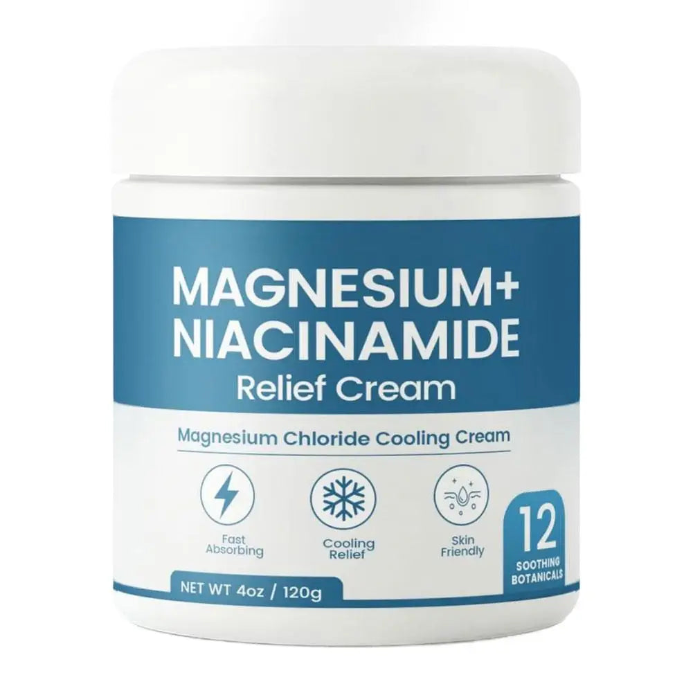 Niacinamide Magnesium Relief Body Cream Alcohol-Free Hydrating Repair Lotion For All Skin Types Sensitive Dry Skin Care