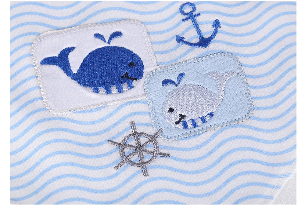 INSULAR Newly Baby Bibs 3pcs Baby Bandana Bib Cotton Babadores Infant Towel For Boys And Girls Baby Clothing Infant Accessories