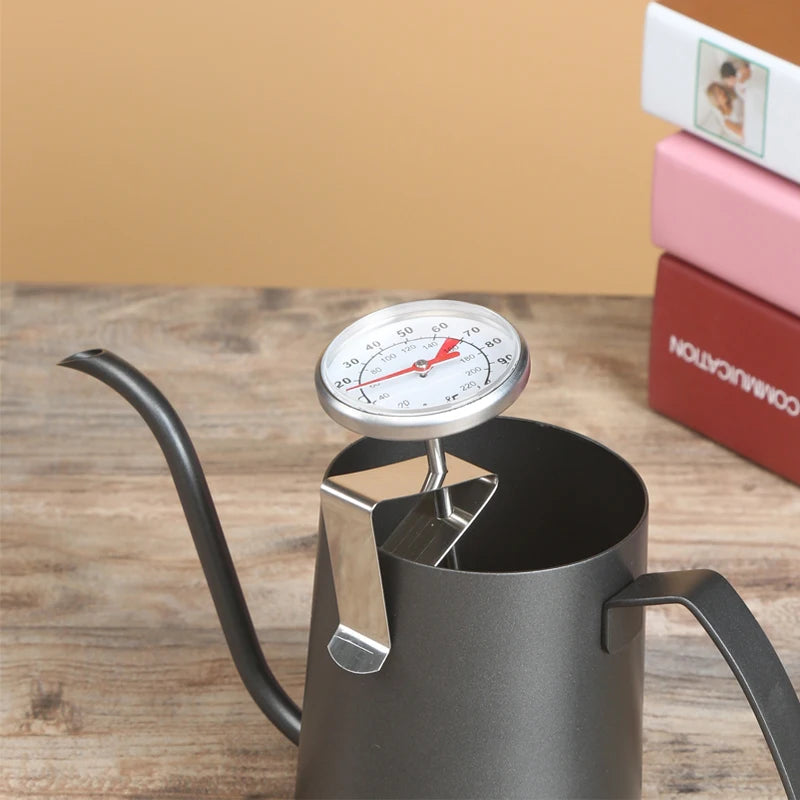 0℃ to100℃ Dial Thermometer for Coffee Pot Milk Frothing Jug Professional Cafe KitchenTemperature Measuring Tools