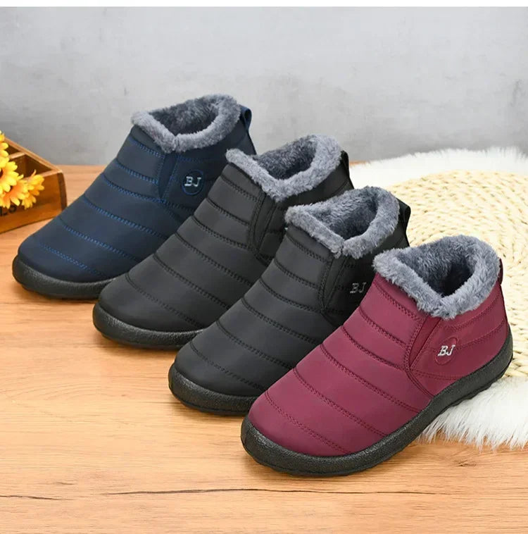Waterproof Winter Boots for Women 2023 New Plush Snow Boots Women Ankle Boots Warm Black Couple Cotton Couples Platform Shoes