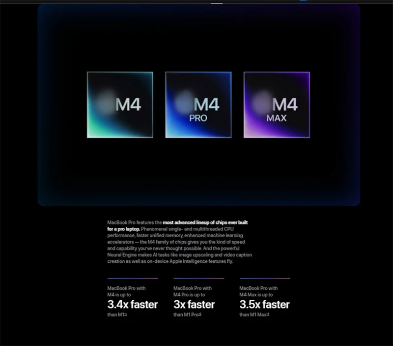 MacBook Pro M4Pro M4Max 14Inch 14-core CPU 32-core GPU 512G/1T 24G/36G/48G/64G RAM.
