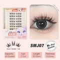 Yelix DIY Clusters Eyelashes Glue-free False Eyelashes Natural Eyelash Manga Lashes Soft False Eyelashes Daily Makeup