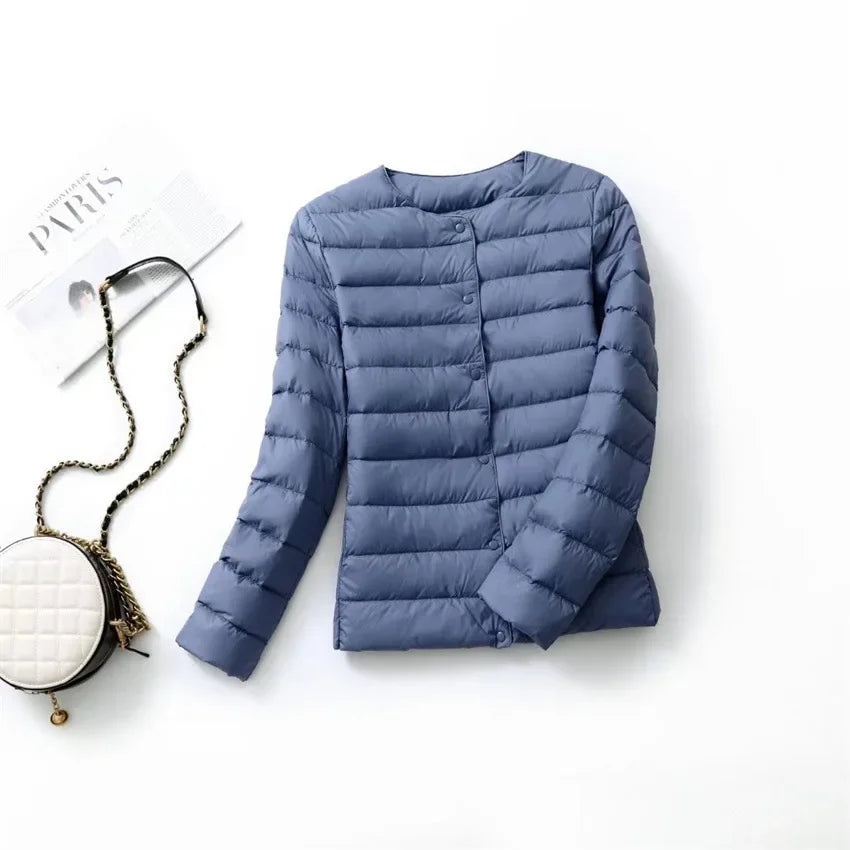 Women's Down Jackets Plus Coats Light Duck Down Jacket Women Matt Fabric Lightweight Coat Warm Female Windbreaker Parka