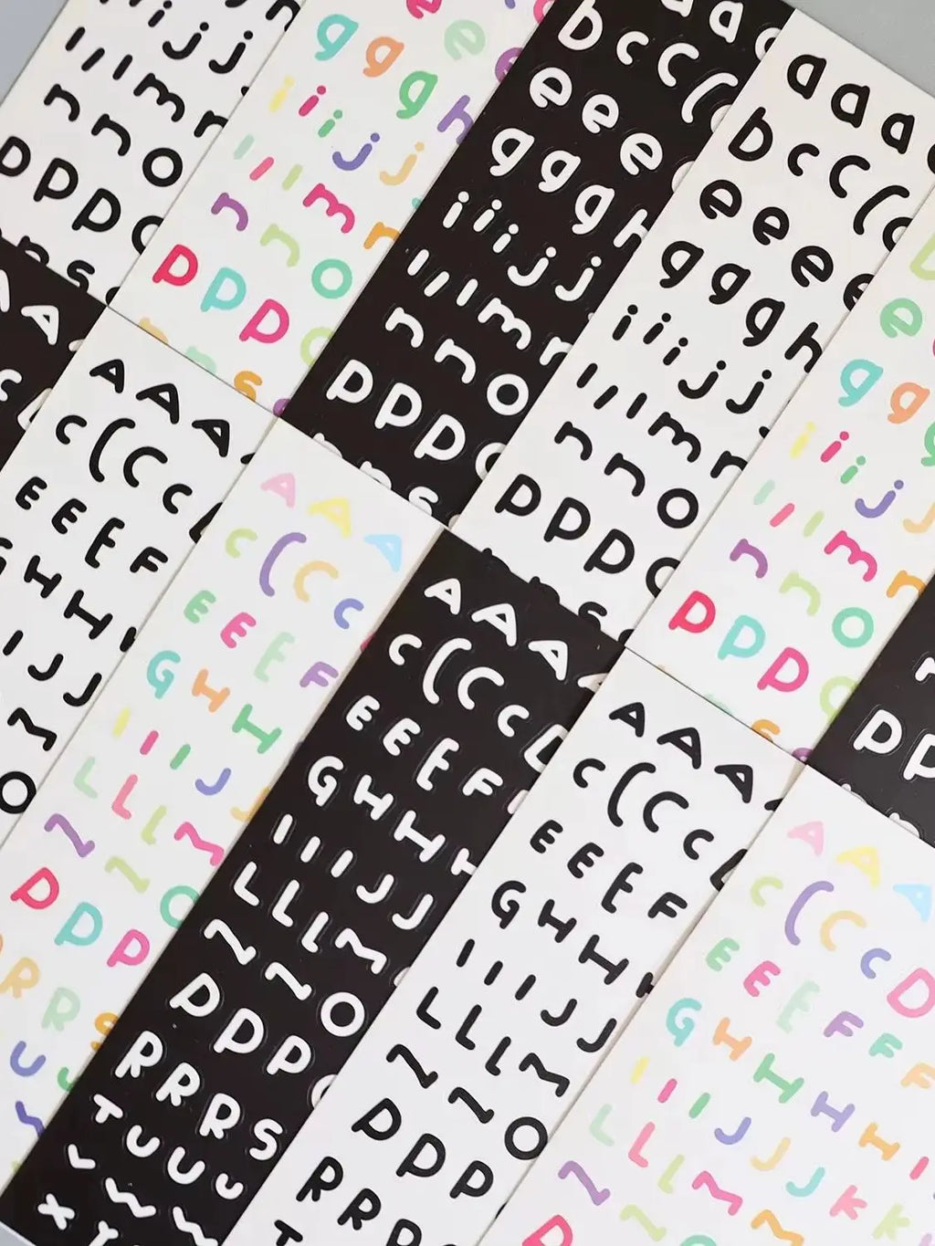 1 Piece INS New Letter Stickers Cute DIY Decals for Journal Card Making Csrapbook Sticker Stationery