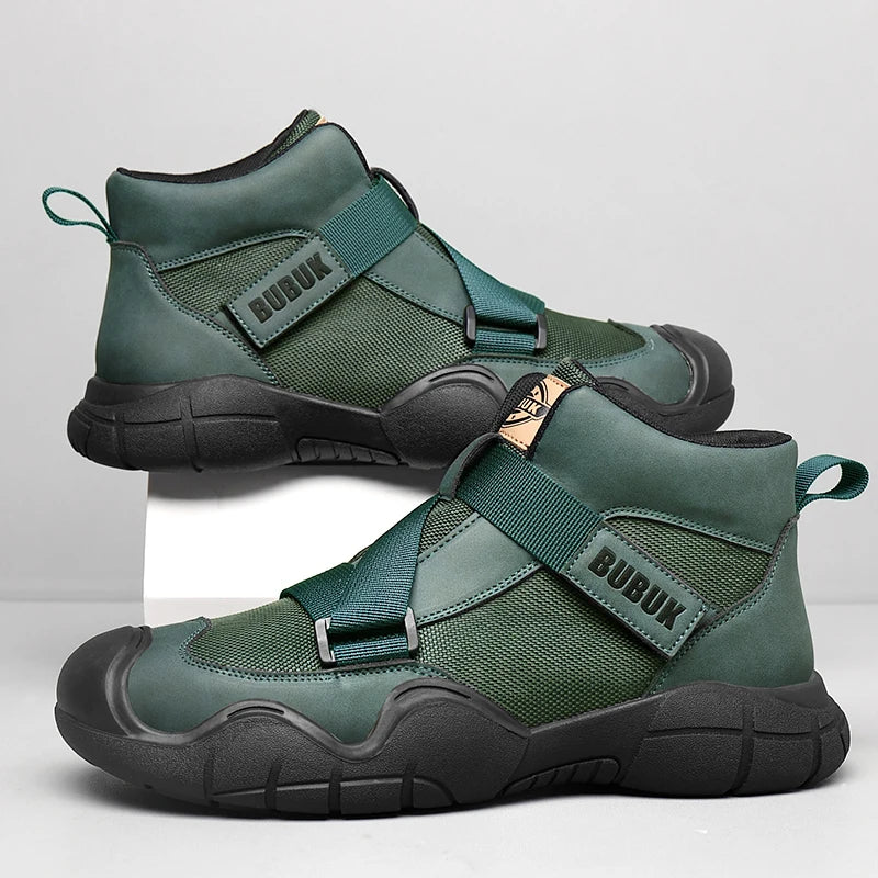 Men's Shoes Autumn and Winter Men's Business Casual Shoes New Outdoor Hiking Sports Shoes Youth Basketball Shoes Casual Trendy Shoes Fashion Short Boots