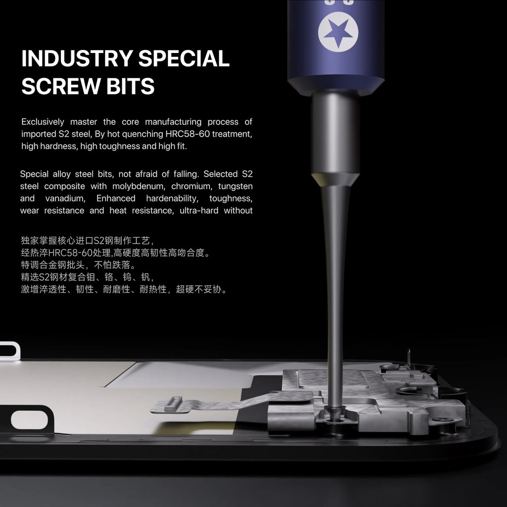 MECHANIC Smart mortar Screwdriver Mini Tools kit For iPhone Mobile Phone Repair Special Driver With Hard Disassembly Repair Tool
