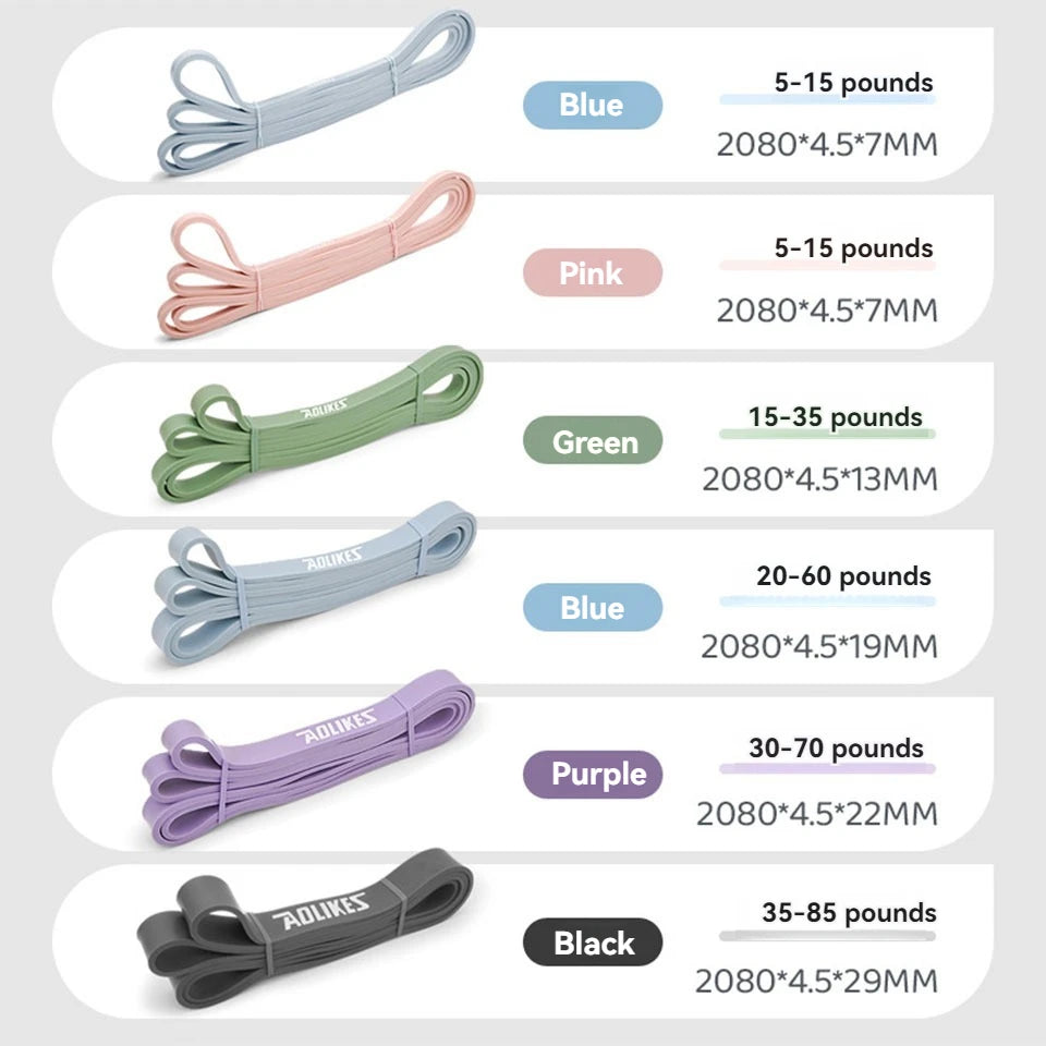 AOLIKES 1PCS Pull Up Assistance Bands -Resistance Heavy Duty Workout Exercise Stretch Fitness Bands Assist for Body,Stretching