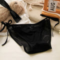 Women Sexy Sheer Underwear Adjustable Straps Low Waist Mesh Panties Feme Erotic Transparent Need Not Take It Off Briefs Lingerie