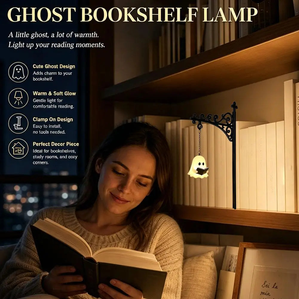 Library Lantern Decorative Bookshelf Lighting Retro Library Lantern Bookshelf Lamp Multifunctional Warm LED Nightlight Ornament