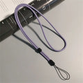 Fluorescent Long Phone Lanyard Neck Hanging Hanging Cord Cell Phone Strap Pendant Nylon Mobile Phone Chain Phone Case