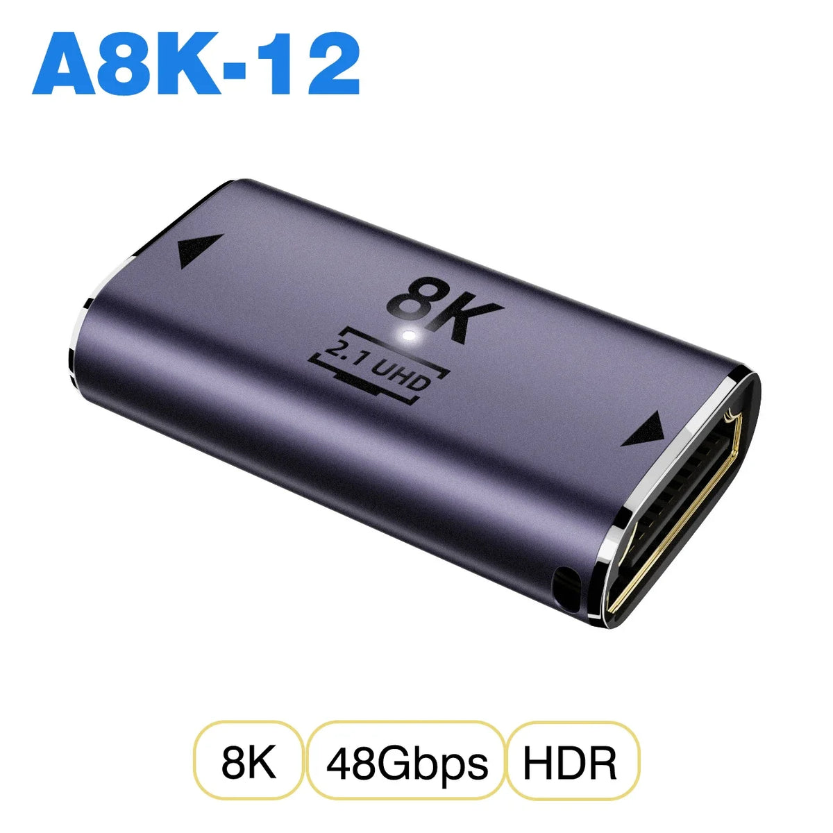 mini micro hdmi to HDMI 2.1 Converter 48Gpbs 8K60HZ 4K120HZ for HDTV Projector PS4 PS5 Laptop PC