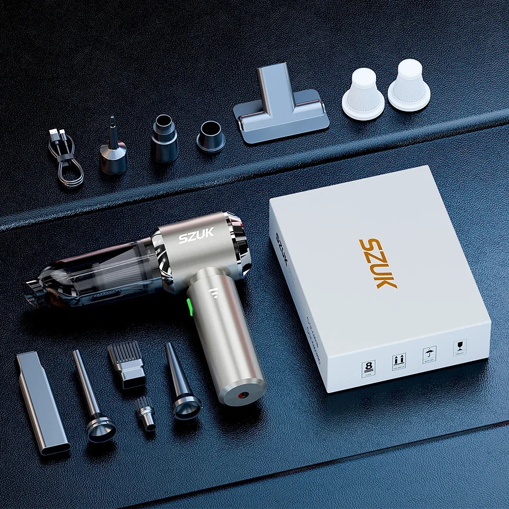 SZUK C012 985000Pa Car Vacuum Cleaner Strong Suction Portable Handheld Wireless Car Cleaner Mini Vacuum Cleaner Cleaning Machine