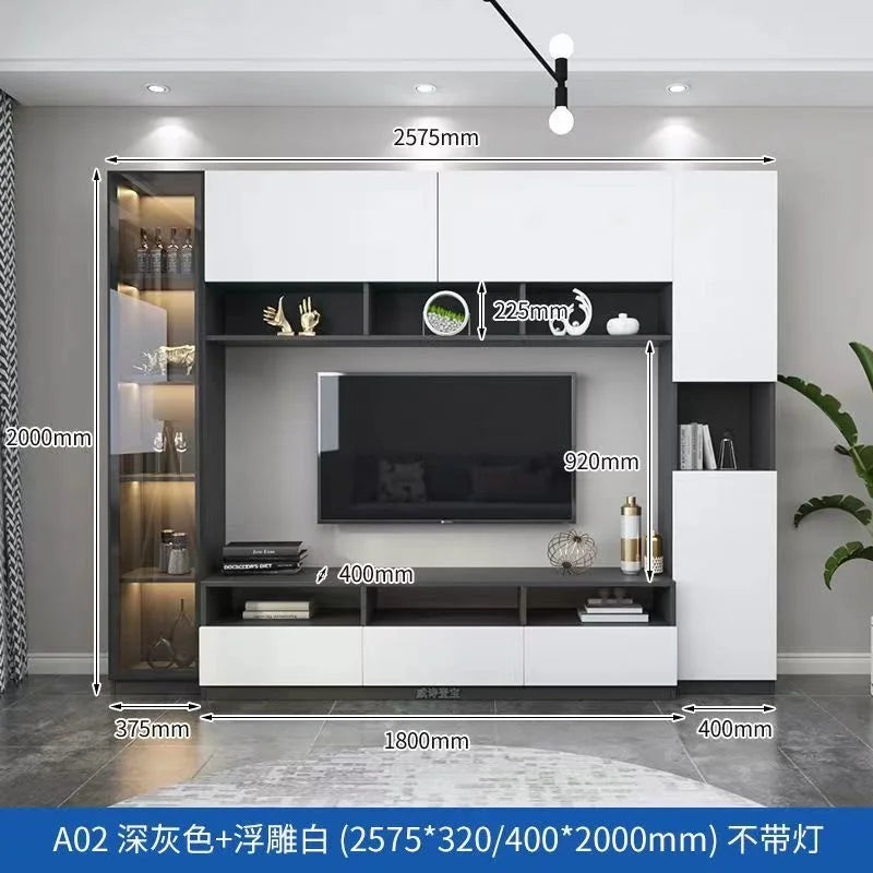 TV table cabinet TV cabinet simple and modern integration