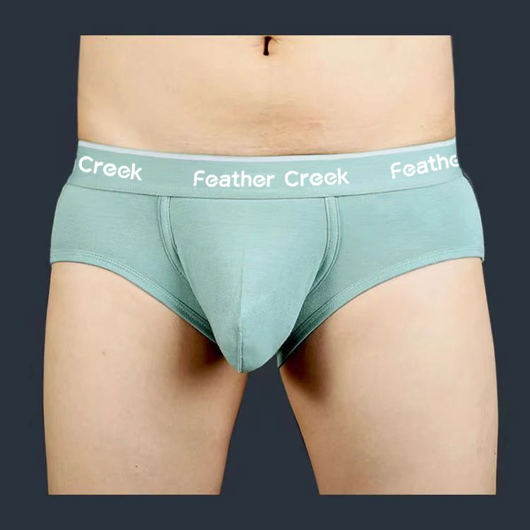 Men's boxers with big pockets sexy briefs men's underwear