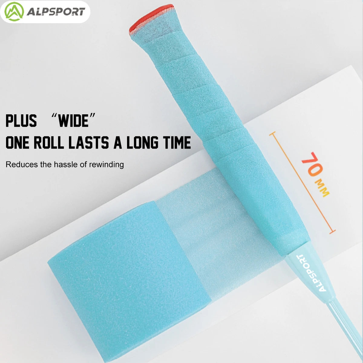ALPSPORT 93S Imported Shock-absorbing Film Durability Improves Badminton Racket Feel and Reduces Vibration Handle Film ALP