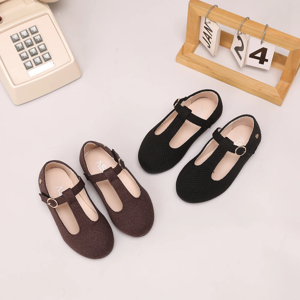 AS Kids Shoes Children Leather Shoes Baby Girls Warm Brand Loafers Toddler Slip On Princess Flats Boys Oxford Platform Mary Jane