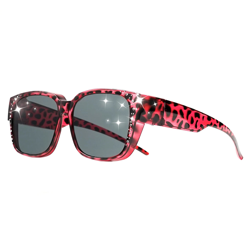 Oversized Square Fashion Sunglasses - Decorative Lenses for Fashion & Style, Stylish Eyewear, Elegant Eyewear Fashion Glasses