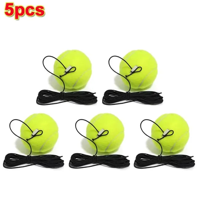 1-20pcs Heavy Duty Tennis Training Aids Base With Elastic Rope Ball Practice Self-Duty Rebound Tennis Trainer Padel Accessories