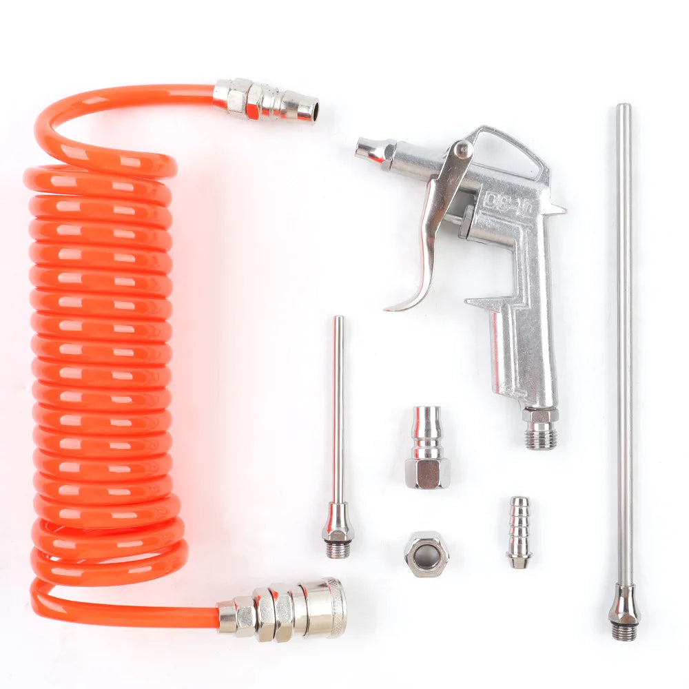 Mini DG-10 Air Blow Gun Pistol Trigger Cleaner Portable Dust Blower Pneumatic Cleaning Tool with 3M Spring Pipe for Compressor
