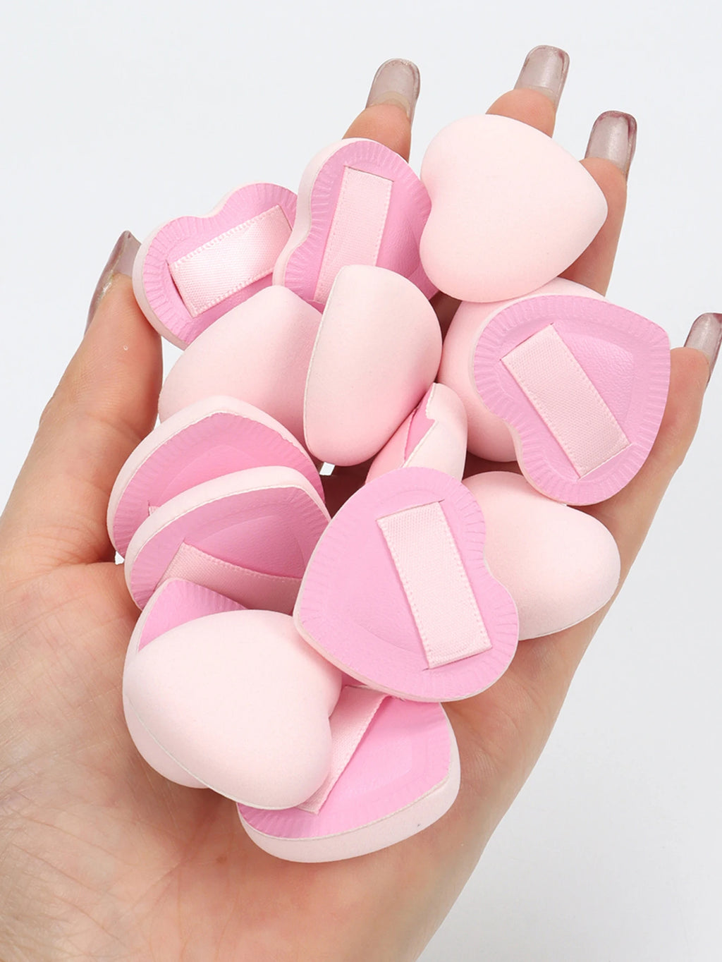 5/10/20Pcs Super Soft Cotton Candy Makeup Puff Necessary Wet Dry Use Air Cushion Powder Puff Multifunction Portable Makeup Sponge
