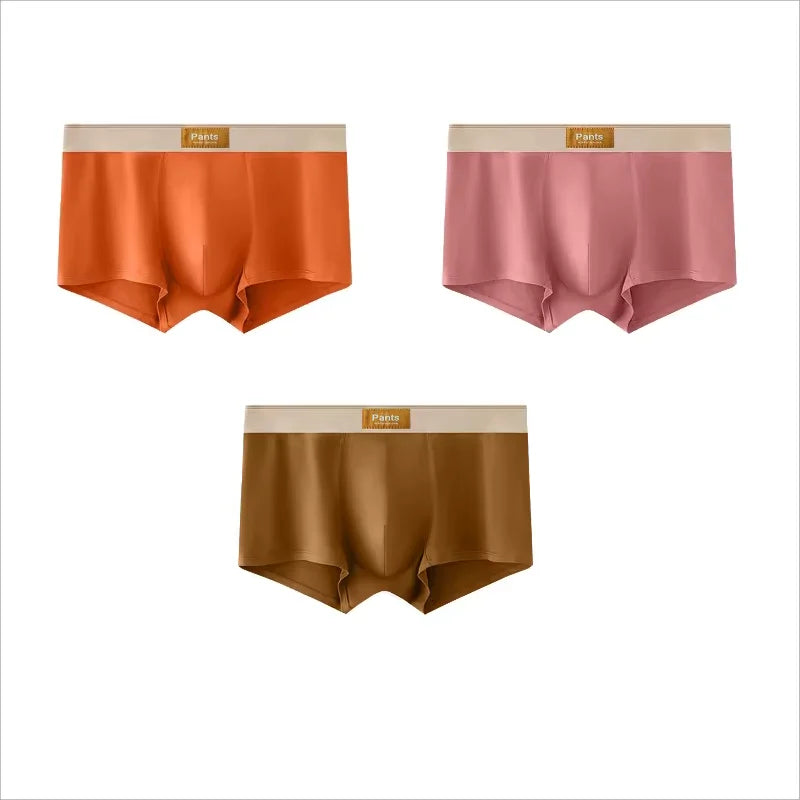 4 pcs Men Underwear Cotton BoxerShorts Hombre Panties Man Breathable Underpants Sexy Sports Comfort Male Boxers Large Size L-7XL