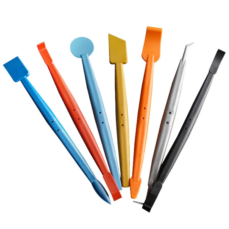 Vinyl Wrap Tool Kit Flexible Magnetic Micro Stick Squeegee Corner Scraper Curves Slot Tools for Installing Contour Vehicle Wraps