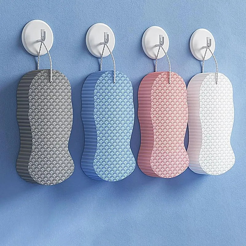 Bath Sponge Exfoliating Bath Scrubbing Sponges  Body Washcloth Skin Scrubber Relax Exfoliating Skincare Shower Scrubbing Tool
