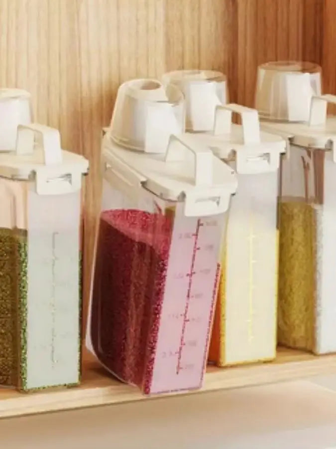 Hot Sale Reusable Laundry Detergent Dispenser Sealed Storage Container For Grain Miscellaneous Storage Tank Kitchen Storage Box