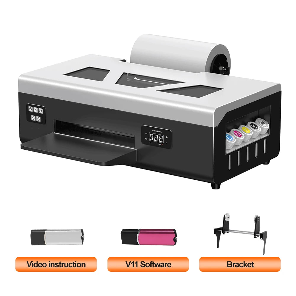 A4 DTF Printer Impresora A4 L800 DTF Printer Direct Film Printer Textile Fabric T-shirt Printing Machine for All Textile Fabric