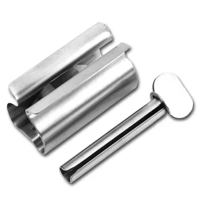 Bathroom Accessories Set Rolling Toothpaste Squeezer Tube Stainless Steel Toothpaste Dispenser Toothpaste Cosmetic Storage Rack
