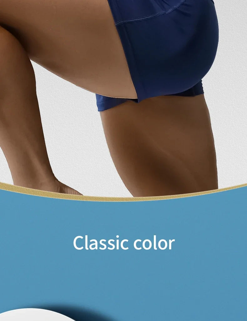 Gun split Briefs Men Modal Summer Breathable Sports boxers Ice Silk ice bag shorts
