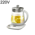220V Jiuyang Health Pot Multi-Functional Flower Teapot Glass Stew Tea Pot 1.5L Portable Mini Multi Cooker Tea Dessert Cooker