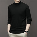 7 Colour Men's Half High Neck Long Sleeved Solid Color Sweater Soft, Warm and Comfortable Top with a Base
