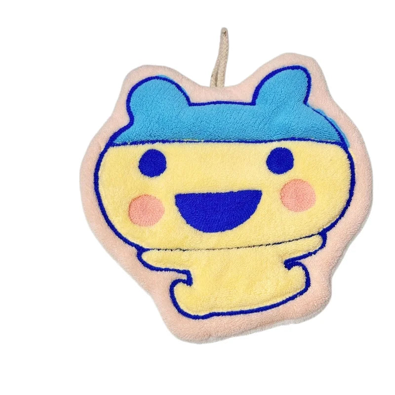 Tamagotchi Hand Towel  New Creative Cartoon Fashionable and Simple High-Value Thick and Absorbent Ooguchi and Mimekichi towel