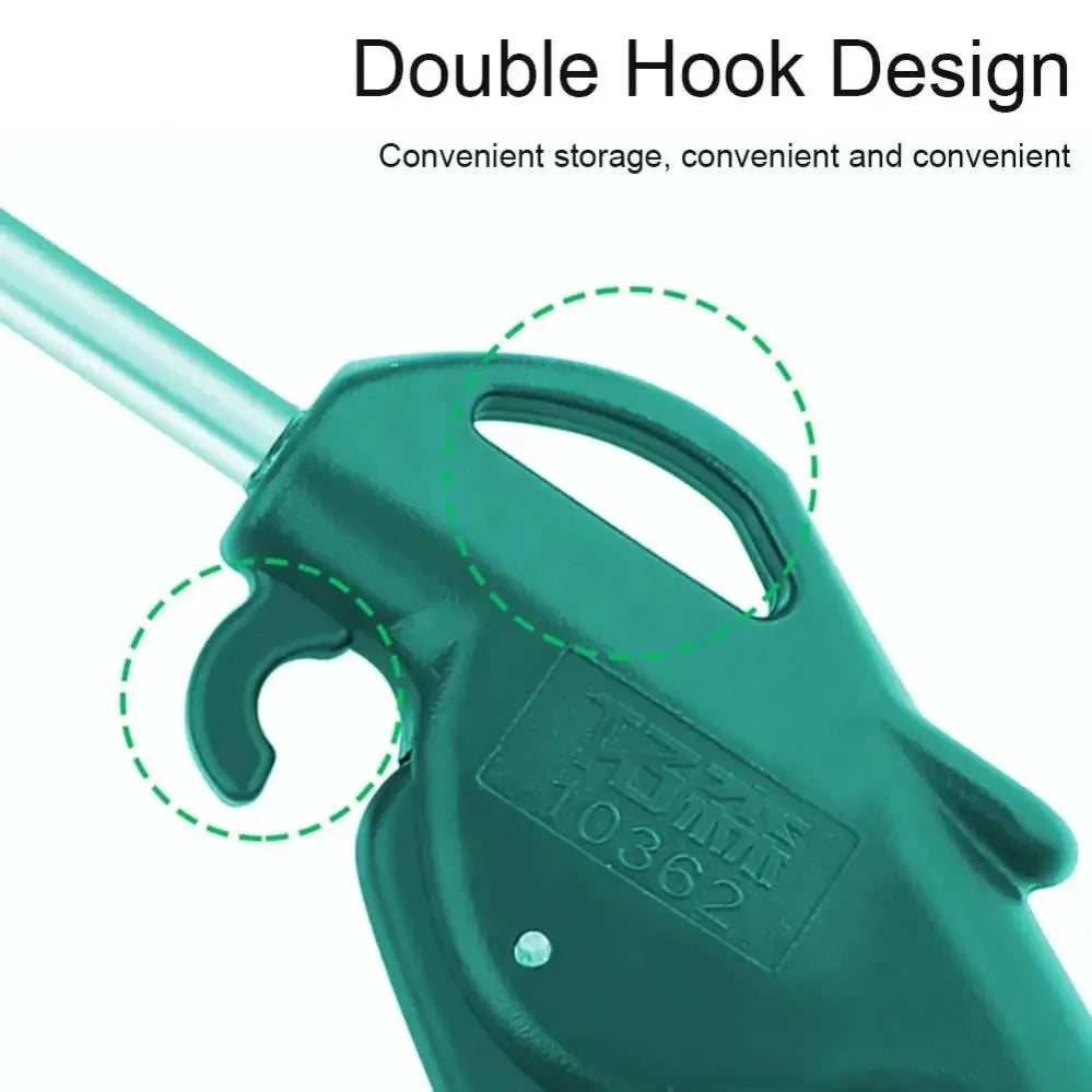 Pneumatic Air Blow Gun Set, Short & Long Nozzle for Heavy Duty Dusting, High Pressure Compressed Air Duster for Workshop