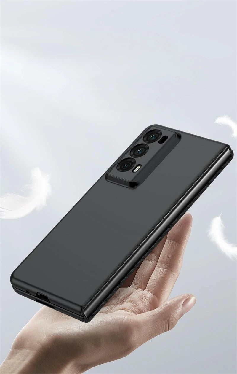 PC Hard Shell Phone Case For Honor Magic V2 Solid Color Protective Cover
