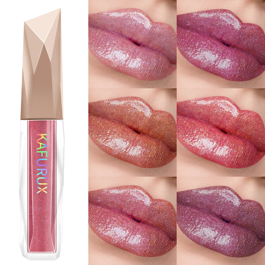 1PC Shimmer Lip Gloss For Fuller Lip Effect, Moisturizing Lip Care  Lip Essence Long Lasting Lip Glaze Sexy Lips Makeup Pink Red