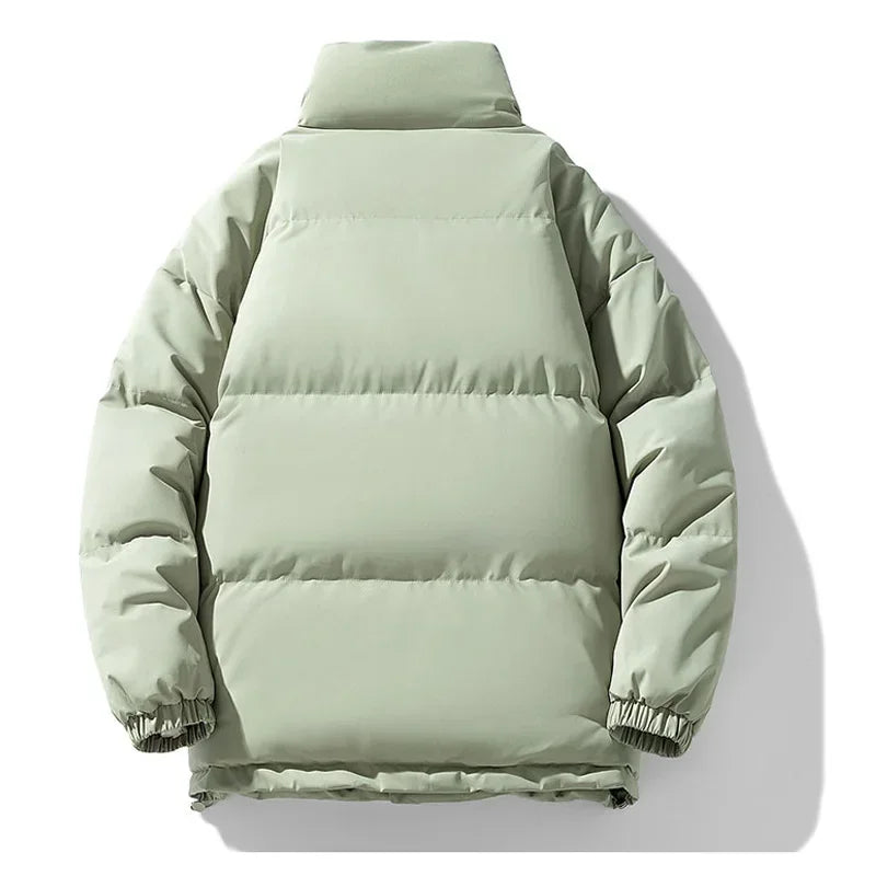 8XL Puffer Jacket Men Thick Warm Parka Plus Size Quilted Jacket Solid Outwear Coats Loose Cotton-padded Men's Clothing Top