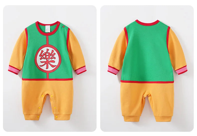 Fato de Bebé Menino Manga Comprida Cosplay Cartoon Macacão Roupa de Infante e Criança 100% Algodão Primavera e Outono